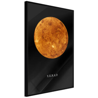 ARTGEIST Plakat med ramme - The Solar System: Venus Sort 20x30