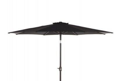 Alu parasol med tilt - Ø 3 meter - Sort