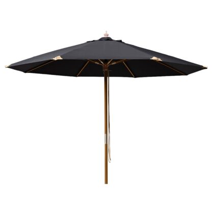 Cinas, Capri 300 cm parasol Træramme sort