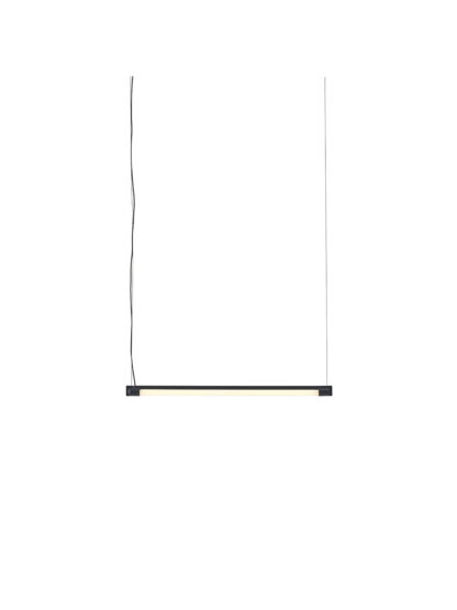 Fine Suspension Lamp, 60 cm fra Muuto (Black)