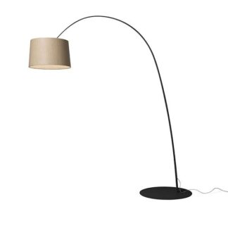 Foscarini Twiggy Gulvlampe LED Sort & Træ