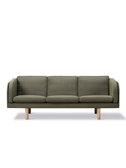 JG 3 pers. Sofa fra Fredericia Furniture (Stofgruppe 3, Metal sort)