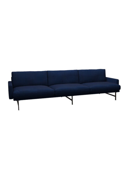 Lissoni Sofa, 3 pers. 243 cm fra Fritz Hansen (Christianshavn, Black)