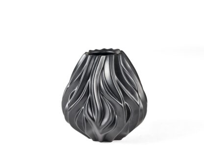 Morsø vase flame 19 cm Sort