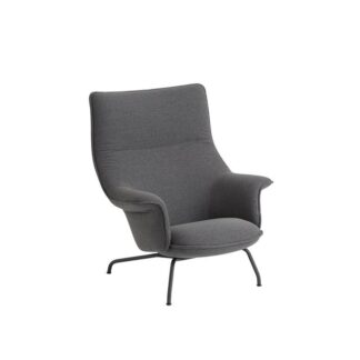 Muuto Doze Lænestol Polstret Ocean 80/Anthracite Sort