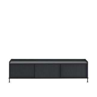 Muuto Enfold Sidebord 186x45 Sort/Anthracite Sort