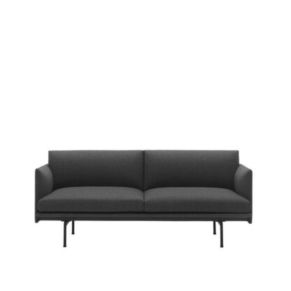 Muuto Outline 2-personers Sofa Remix/Sort