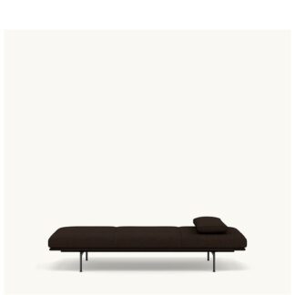 Muuto Outline Daybed Inkl. Pude - Hallingdal 376/Sort