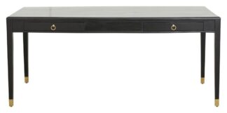 Nordal - EMS skrivebord, sort træ - 179x90