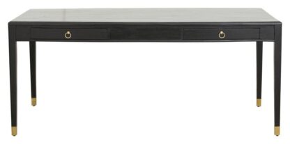 Nordal - EMS skrivebord, sort træ - 179x90