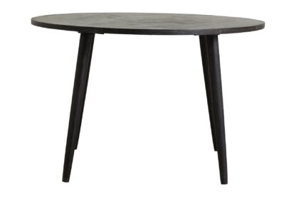 Nordal - Hau spisebord, sort - Ø120 cm