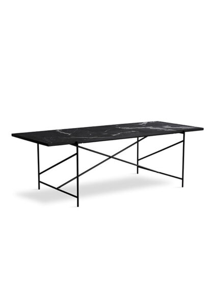 Spisebord 230, sort marmor fra HANDVÄRK (Sort)