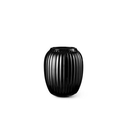 Kähler Hammershøi vase H 21 cm - Sort