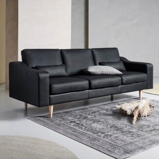 Uniq 3 personers sofa - okselæder