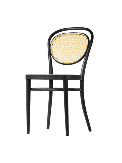 215 R Spisebordsstol, sort ask fra Thonet