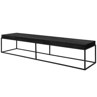 Artwood, TV-bord Carlisle 180x45 cm Black Artwood