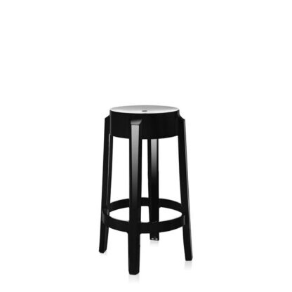 Kartell Charles Ghost Barstol H65 Blank Sort