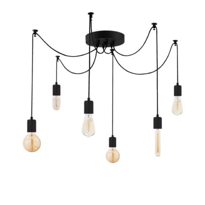 LUMI Voiron loftlampe - sort metal