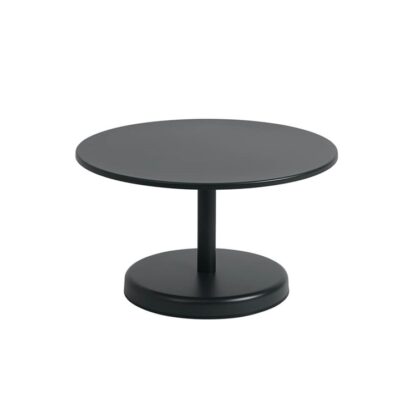 Muuto Linear Steel Cafe Havebord Ø70, H40 - Sort