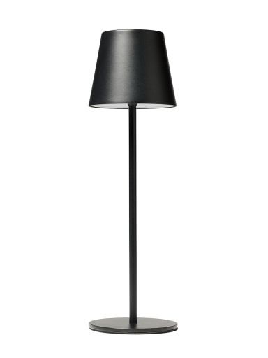 Nielsen Light One genopladelig bordlampe, sort