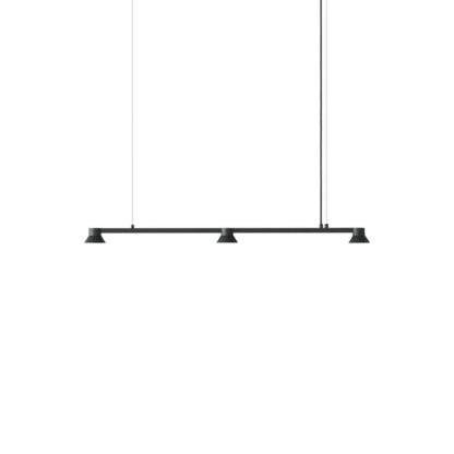 Normann Copenhagen Hat Linear Loftlampe Small - Sort