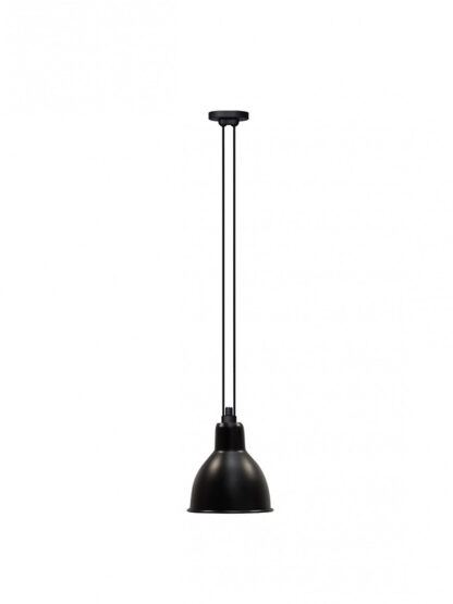 Nr. 322XL Loftlampe fra Lampe Gras (Sort / rund skærm)