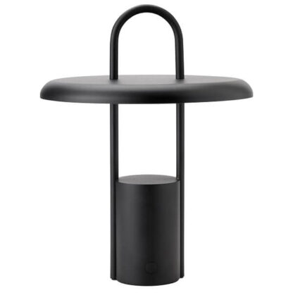 Stelton Pier portable LED bordlampe H 33.5 cm sort