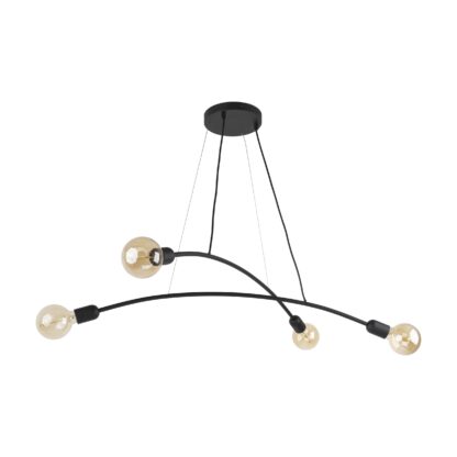 TK Helix loftlampe - sort metal