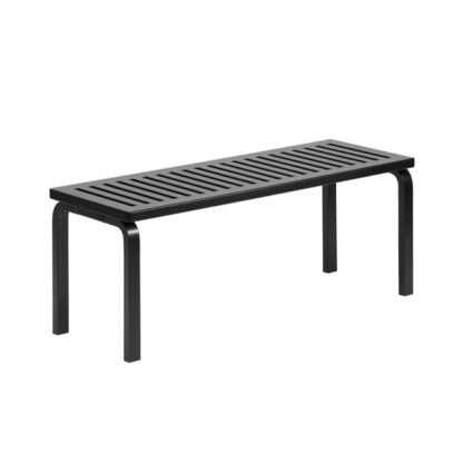 artek 153 Bænk Size A L112,5 cm Sort Lakeret Birk