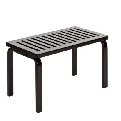 artek 153 Bænk Size B L72,5 cm Sort Lakeret Birk