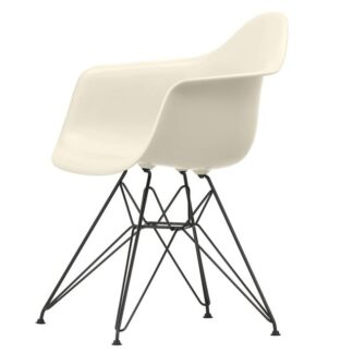 Vitra Eames Plastic DAR Spisebordsstol RE Pebble/Sort